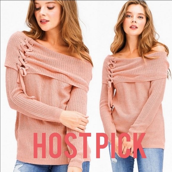 HP Off Shoulder Sweater - Picture 2 of 7
